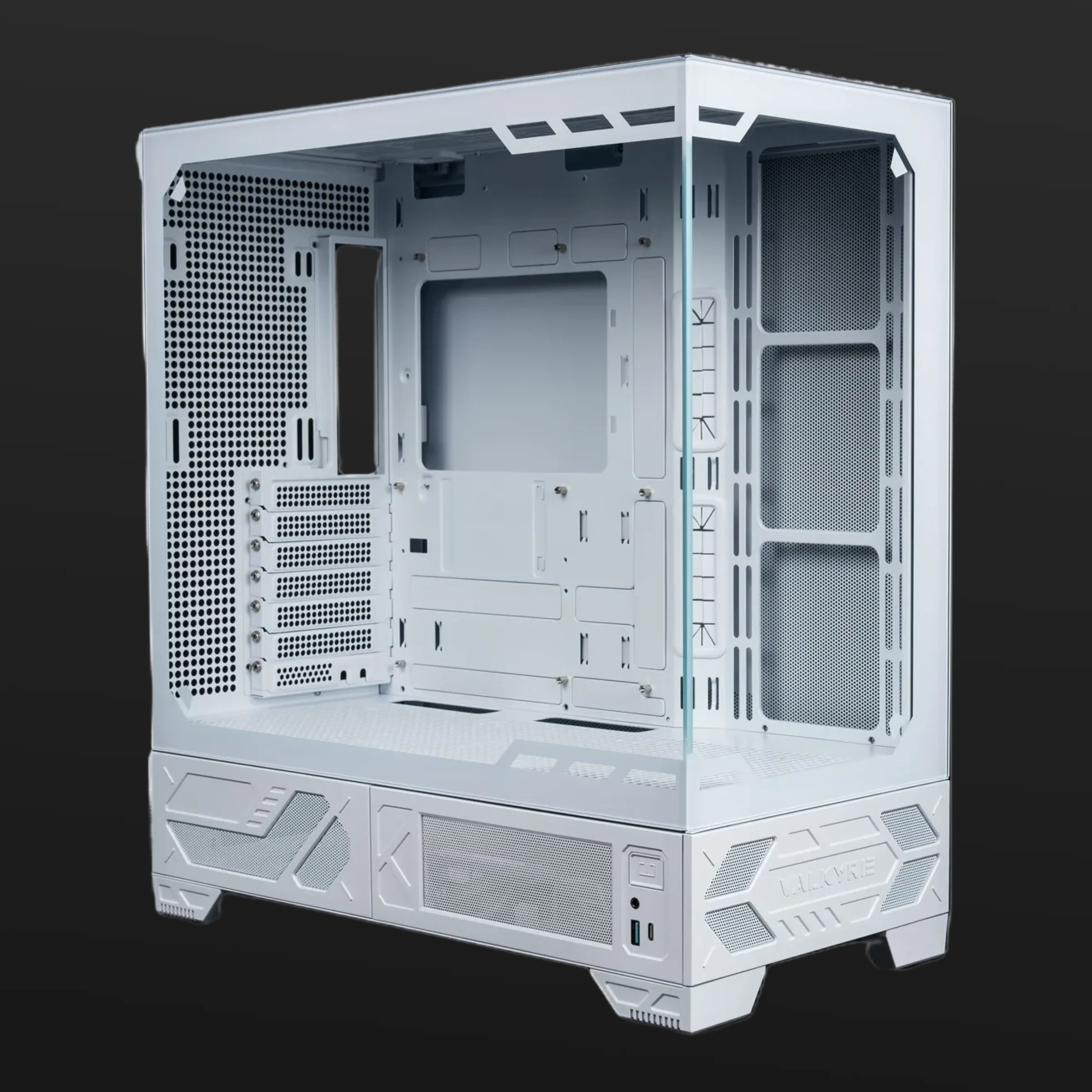 VALKYRIE VK-03 LITE MID TOWER ATX PC Case with LCD Screen